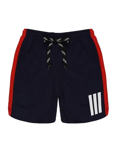 Image of Pack 2 Polyester Sports Shorts for Boys & Girls with Zipper Pockets
