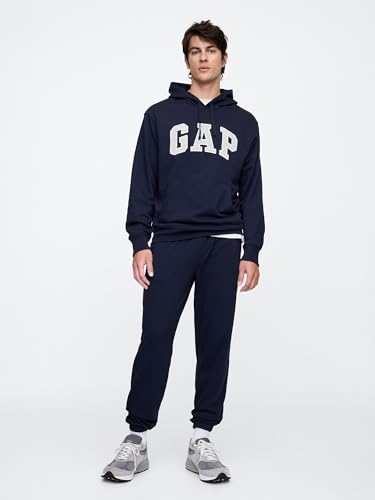 Image of Gap Men Embroidered Relaxed Fit Full Sleeve Hoodie