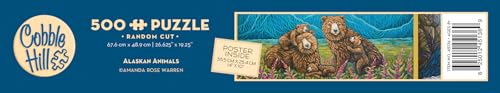 Puzzle Cobble Hill de 500 piezas - Animales de Alaska - Póster de muestra incluido miniatura 5