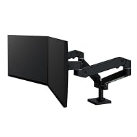 Ergotron Lx Pro Series 45-686-292 Supporti A Parete Per Tv 68,6 Cm [27] Scrivania Nero (dual Monitor Arm - For Screens Sized Up To 27 - Weight Capaci – Ansicht 2