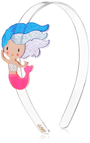 Tiara infantil sereia blue acrilico