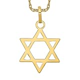 14K Solid Yellow Gold Star of...