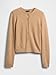 GAP Womens Cashsoft Cropped Cardigan Camel Heather B2277 L