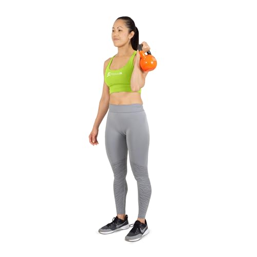 Image of ProsourceFit Vinyl Coated Cast Iron Kettlebells for Full Body Fitness Workouts