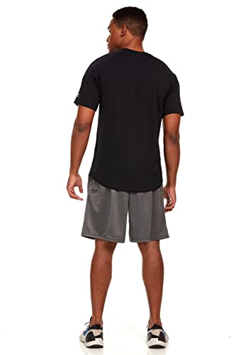 Russell Athletic Men's Active Athletic Dri-Power Loose Fit Short Sleeve Performance T-Shirt Crew Neck Relaxed Fit3