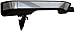 Dorman 96614 Rear Driver Side Exterior Door Handle for Select Honda Models, Black and Chrome