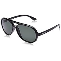 Fastrack Men’s Pilot Sunglasses Black Frame, Brown Lens (Medium)-Pack of 1