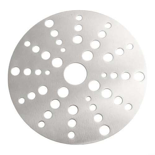 Placa Difusora de Calor de Acero Inoxidable, Adaptador de Inducción, Placa de Disco Difusor de Calor para Cacerola, Ollas de Vidrio (18 cm)