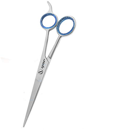 Ynr Professional Hairdresser Straight Scissors Hair Cutting Scissors for Hairdressers - 6.5 Inch Overall with Adjustment Extension Screws 100% Stainless Steel