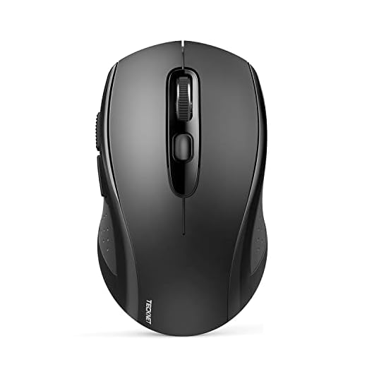 TECKNET Bluetooth Mouse, 4000DPI Wireless Mouse Bluetooth for Laptop 2-in-1(BT 5.0/3.0+2.4Ghz) Computer Mouse, Portable PC Mouse Wireless with USB Receiver for Mac, Compatible with MacBook Chromebook