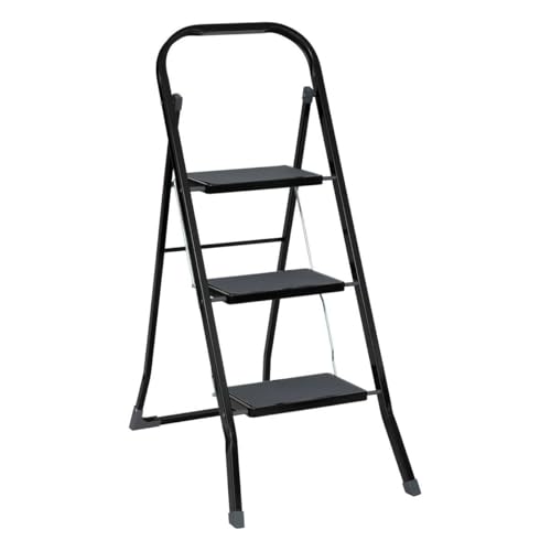 5 five simply smart Acier allié Escabeau/Marche Pied Pliant sur 3 Niveaux Max...