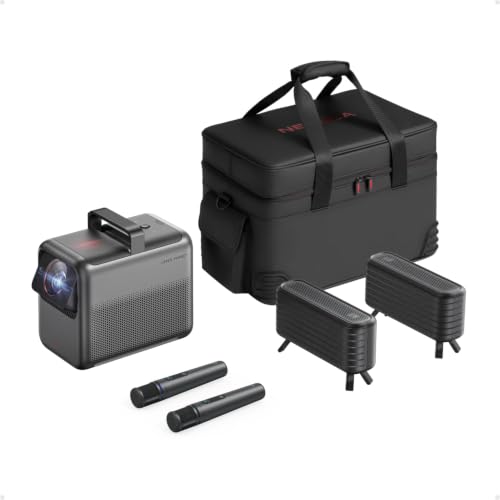 Image of Nebula X1S 4K Triple Laser Projector Bundle, 6,000 ANSI Lumens, Google TV