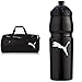 Puma Fundamentals Sports Bag XS sac de sport Puma Black OSFA & ' New' Waterbottle Plastic 0,75 l Bouteille Mixte Adulte, Black-White, UA