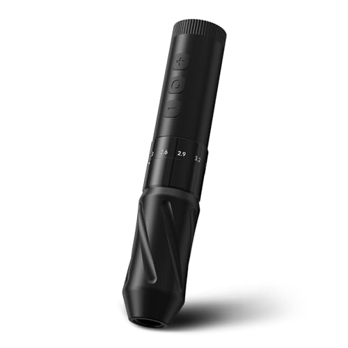 Urex V1 Mini Wireless Permanent Makeup Machine with 5 Strokes Length 2.0mm-3.5mm Rotary Tattoo Gun Cartridge Pen with 800mAh Coreless Motor For Eyebrow Eyeliner Lips