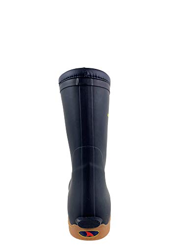 Rugged Shark Men's Great White Fishing Boots, Waterproof Deck Boots, Comfortable No-Slip Sole, Navy Blue, Men's Size 10 #TOP3