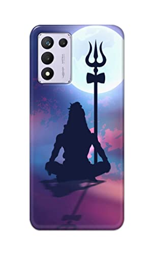 Image of Printed Hard Back Cover Case for Realme 9 5G Speed Edition | Realme 9 5G SE | Realme 9 SE 5G Back Cover (Lord Shiva) -702