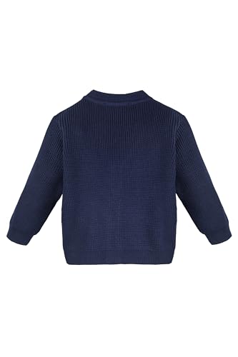 Image of Lilax Baby Boys Basic Long Sleeve V-Neck Classic Knit Cardigan Sweater