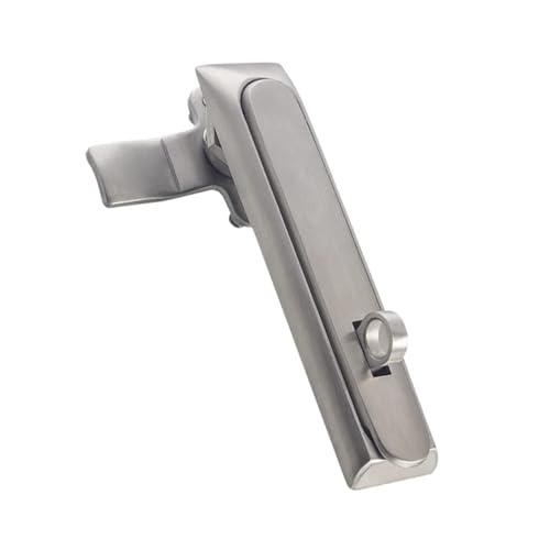 Serrure de porte d'armoire inox à came rotative pour cadenas et boîtier technique