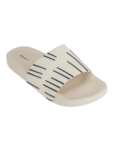 Image of Men & Boys Lines Patterned Sliders | Soft EVA Flip Flops & Slippers