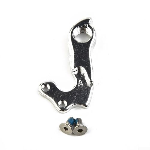 Belnotelt Gancho trasero de aleación de aluminio para bicicleta, para Merida Diamond Back Frame Bracket Dropout Gear Mech Silver
