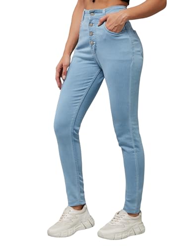 Image of Dolce Crudo Distressed High Rise Skinny Jeans for Women