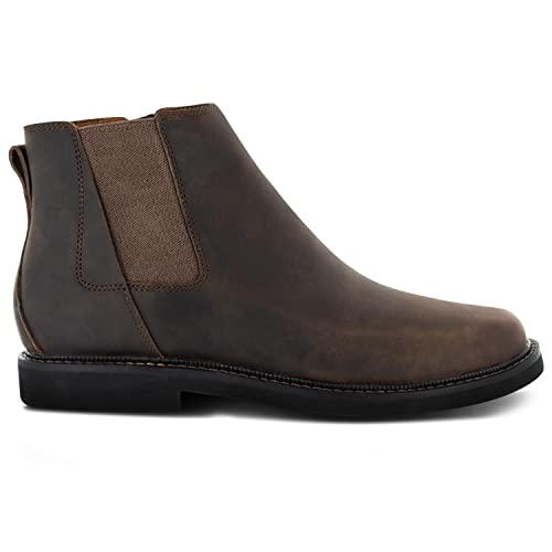 Apex Men's Logan - Chelsea Side Zip Boot - Brown - Brown3