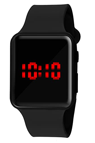 WRIGHTRACK New Generation Digital Square Black Dial Day Date Calendar Red LED Watch for Boys, Girls & Kids - Image 4