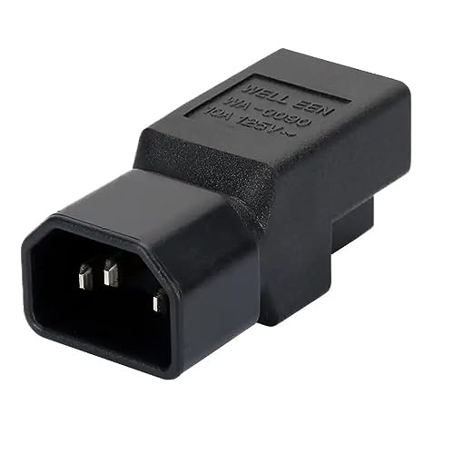 Adaptador IEC 320 C14 macho soluciona incompatibilidad de cables PDU 5