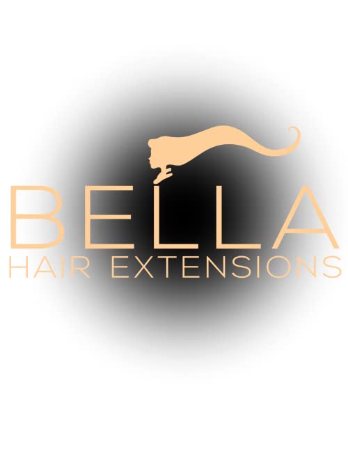 Bella Hair Extensions - Full Shine Tape in Human Hair Extensions 100 Gram Light Brown, Brown, Black Hair Extensions Tape in 22 Inch Invisible Tape in Extensions 2 bundles in Hair Extensions 40 Pieces Color #8, Color #1, Color #3 (Brown)
