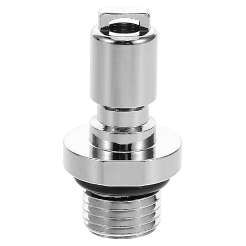 Mikikit High Fitting Coupler for Quick Release Efficient Diving Hose Connector Compatibility for Safe Emergencies Silver