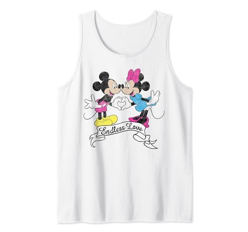 Débardeur Mickey et Minnie Endless Love Disney, haut sans manches Saint-Valentin