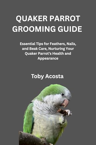 QUAKER PARROT GROOMING GUIDE : Essential Tips for Feathers, Nails, and Beak Care, Nurturing Your Quaker Parrot’s Health and Appearance