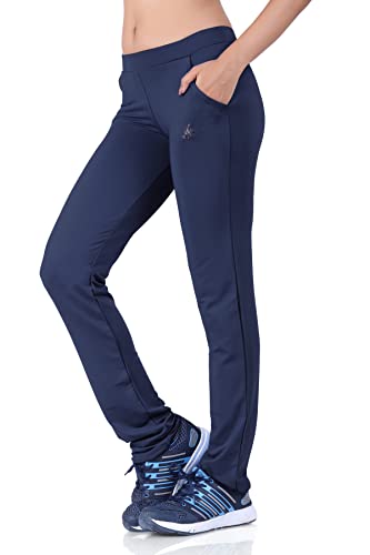 Image of Sports Women Regular Fit Activewear Track Pants | Loose Fit Workout Pant for Women | Quick-Dry | Two Pockets