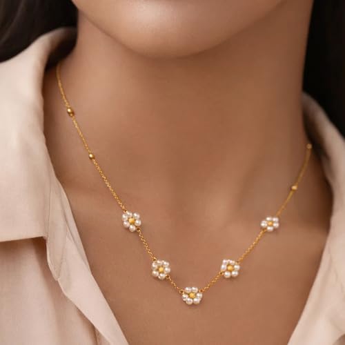 Image of Rubans Demi Fine Stainless Steel Necklace Chain Link Gift for Women & Girls