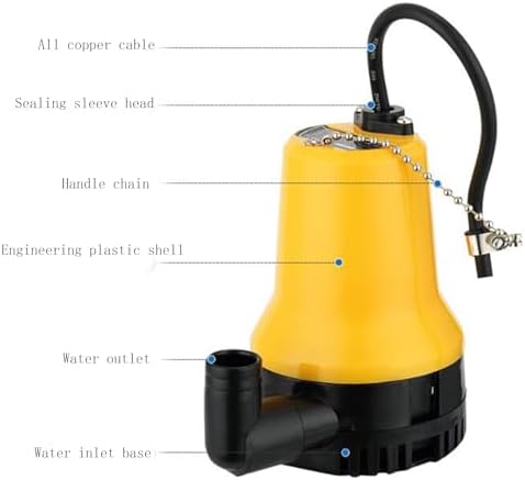 12V/24V Submersible Pond Pump - 50W DC Solar Brushless Motor Water Circulation Pump for Irrigation, Fountains, and Fish Ponds - Efficient Water Pumping Solution