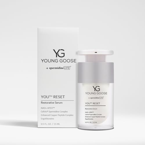 Young Goose, Youth Reset Serum | Cellular Regeneration and Repair | Improves Skin Texture | Promotes Skin Luminosity and Vibrancy - Travel Size 15ml