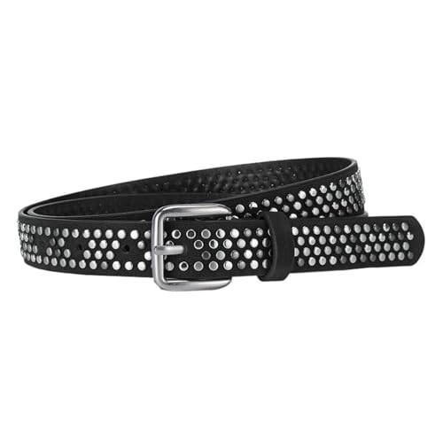 Women's Autumn Belt Buckle Adjustable Belts Casual Medium Metal Buckle 2025 All Seasons Groove Belt