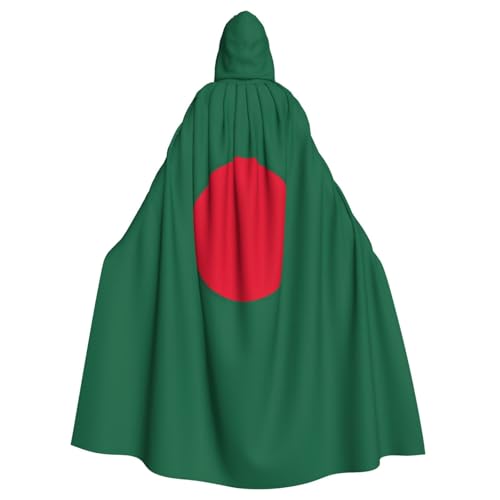 Cape drapeau Bangladesh à capuche grand confort pour adulte
