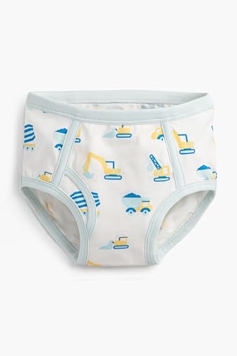 MONICA + ANDY Toddler Organic 5-Pack Boy's Briefs Blue Multi, 10-122