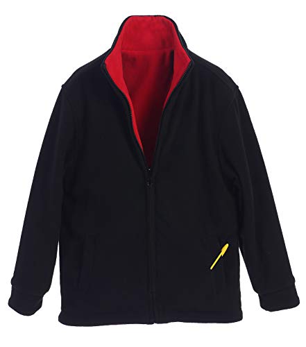 Gioberti Boys' Zip Up Reversible Polar Fleece Heavy Jacket2