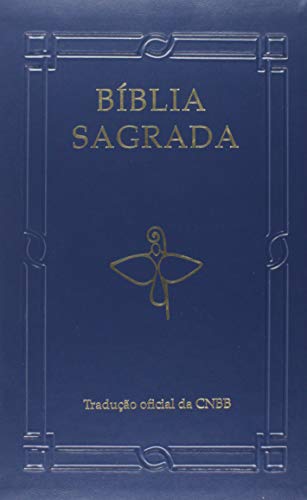 Bíblia Sagrada, Luxo Azul, Letra Grande - Tradução Oficial da Cnb...