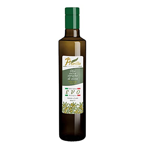 Fiorillo Olio ExtraVergine D'Oliva Biologico 100% Italiano Estratto A Freddo - 250ML 6 Pezzi