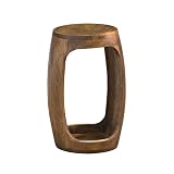 DESIGN MODERNO CON CARATTERE: Il tavolino rotondo in legno massello convince per la sua forma rotonda e porta naturalezza e stile nella tua casa.