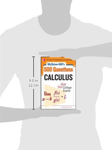 McGraw-Hill's 500 College Calculus Questions to Know by Test Day (Mcgraw-hill's 500 Questions) - Image 3