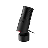 HyperX Solocast 2 - Micrfono Condensador USB patrn cardioide, Juegos, Streaming, podcasts, PC, Twitch, Youtube, Discord, Negro