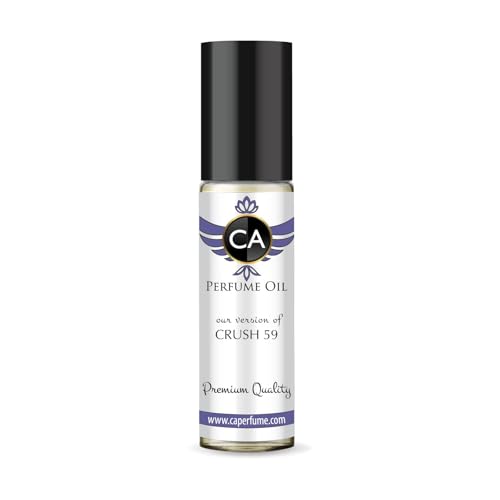CA Perfume Impression of Crush 59 for Women Fragrance Oil Oriental Vanilla Scent Long Lasting Perfumes for Women Travel Size TSA Ready Mini Parfum Body Oil Roll-on 0.33 Fl Oz 10ml