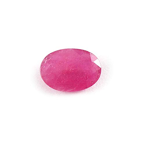 Rubis chauffés ovale de 2,85 carats pour la création de bijoux artisanaux