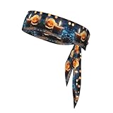 Photo Gallery fascia per capelli con stampa invernale con candela, unisex, per basket, corsa, karate Photo Gallery fascia per capelli con stampa invernale con candela, unisex, per basket, corsa, karate