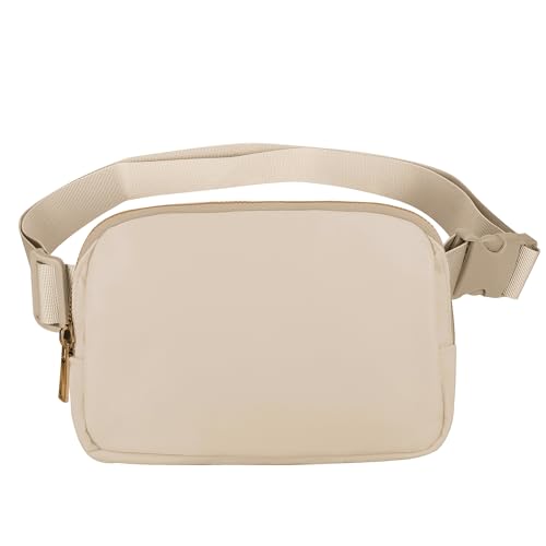 Image of VOROLO Fanny Pack For Women And Men Crossbody Bag Belt Bag Khaki