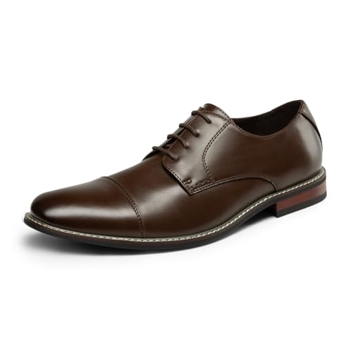 Bruno Marc Men's Prince Classic Modern Formal Oxford Lace Up